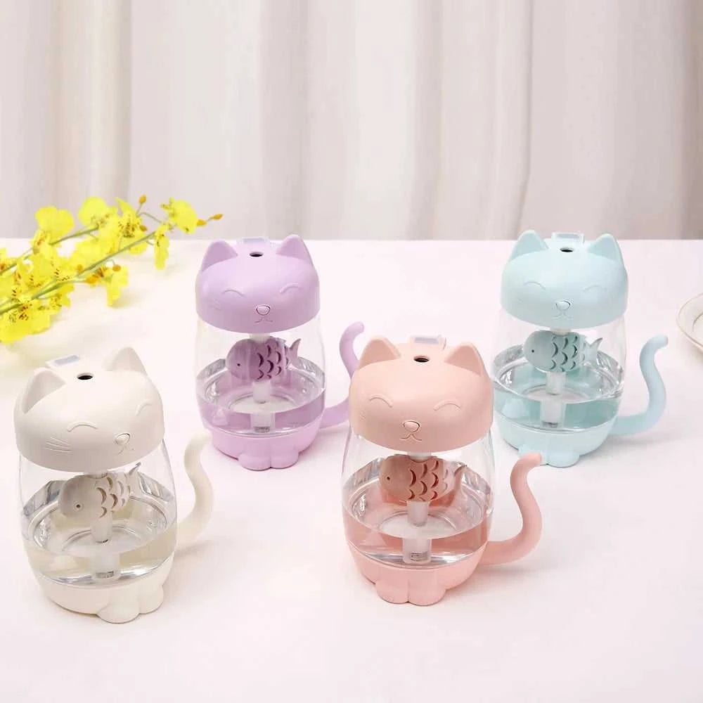  Toolikee 350ml 3in1 USB Himidifier Cat Mini Portable Ultrasonic Lovely Kitty Humidifier with Fan and Night Light Aroma Diffuser 12000037264239739 20 $ Turmera Official Store Stew's Incense
