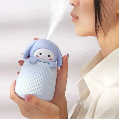  Cartoon Cute Rabbit Desktop Humidifier Two-gear Adjustment Car Bedroom Office Portable Charging Spray Hydration Instrument 12000042237937710 16 $ CarLife Accessories Store Stew's Incense