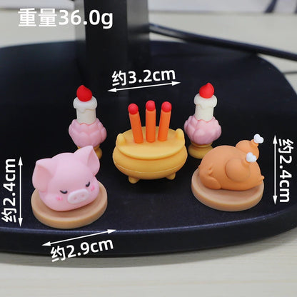 Chinese Deity Figurines Desk Organizer Creative Car Interior Zen Decor Office Stress Relief Ornament Car/Buddha Shrine Decor