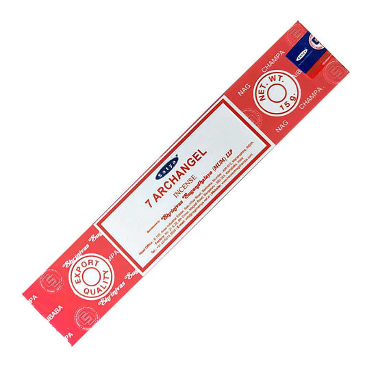 Incense Satya 7 Archangel Incense Sticks 15 gm ST407 1 $ Shop All The Witches Sage LLC Stew's Incense