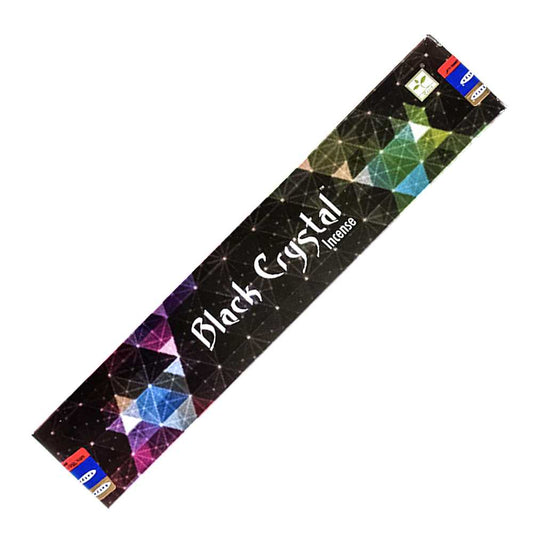 Incense Satya Black Crystal Incense Sticks SBC15 1 $ Shop All The Witches Sage LLC Stew's Incense