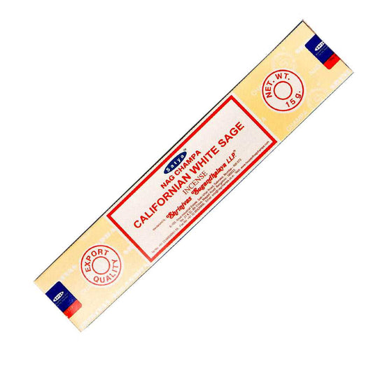 Incense Satya Nag Champa California White Sage Incense stick 15 gr NCCALIF15 (ST211) 1 $ Shop All The Witches Sage LLC Stew's Incense