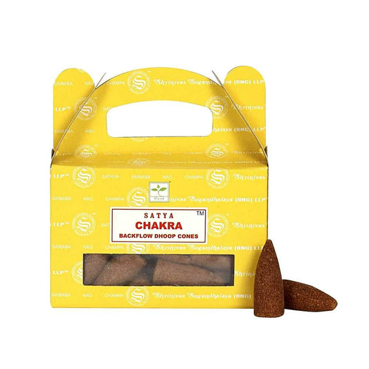 Incense Satya Chakra Dhoop Backflow Cones 40329 4 $ Shop All The Witches Sage LLC Stew's Incense