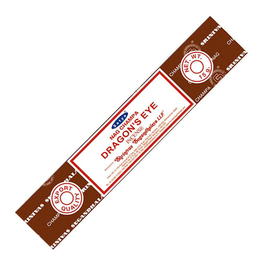 Incense Satya Dragon's Eye incense sticks 15 gm 1021 1 $ Shop All The Witches Sage LLC Stew's Incense