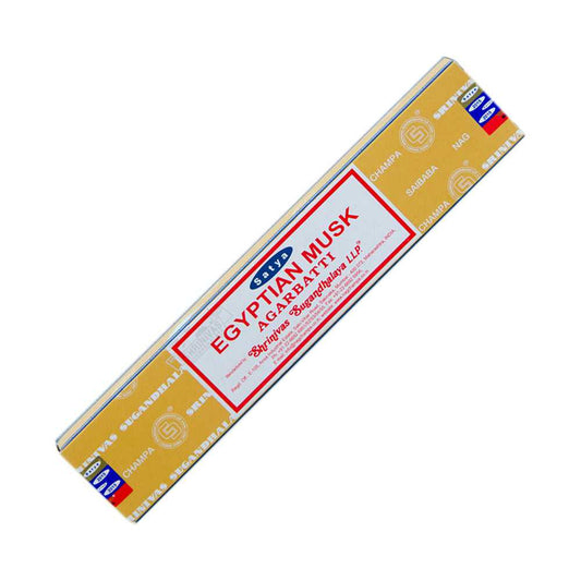 Incense Satya Egyptian Musk Agarbatti Incense 15 gr NCEGY15 1 $ Shop All The Witches Sage LLC Stew's Incense