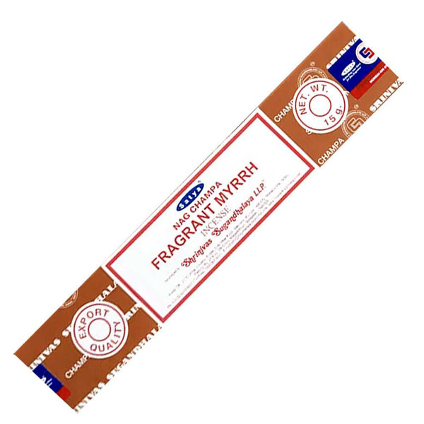 Incense Satya Fragrant Myrrh Incense Sticks 15g CS-FRANGRANT 1 $ Shop All The Witches Sage LLC Stew's Incense