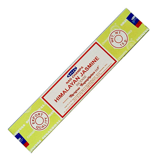 Incense Satya Himalayan Jasmine Incense Sticks 15 gm ST222 1 $ Shop All The Witches Sage LLC Stew's Incense