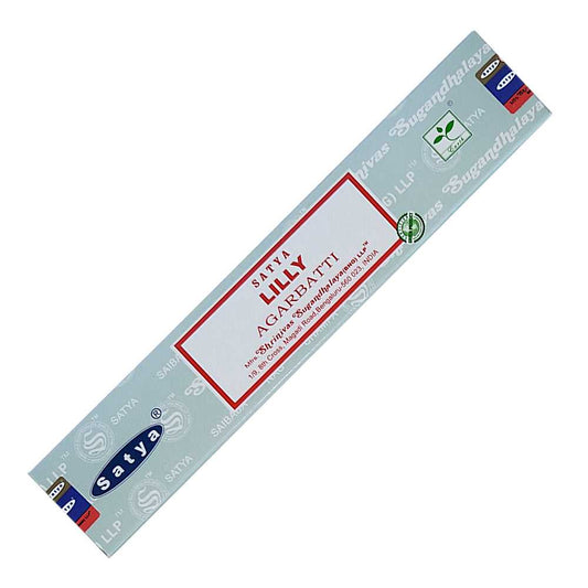 Incense Satya Lilly Incense Sticks 15 gm 404062 1 $ Shop All The Witches Sage LLC Stew's Incense