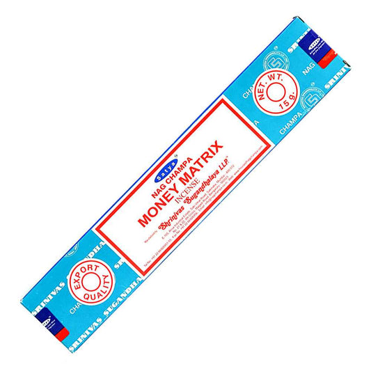 Incense Satya Money Matrix Incense Sticks 15 gm ST206 1 $ Shop All The Witches Sage LLC Stew's Incense