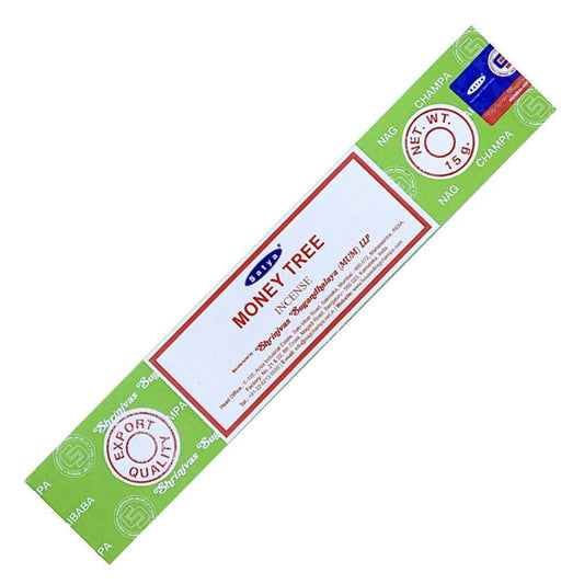 Incense Satya Money Tree Incense Sticks 15 gm ST401 1 $ Shop All The Witches Sage LLC Stew's Incense