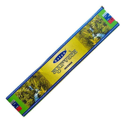 Incense Satya Ayurveda Series Incense Sticks - Ayurveda 01352 1 $ Shop All The Witches Sage LLC Stew's Incense