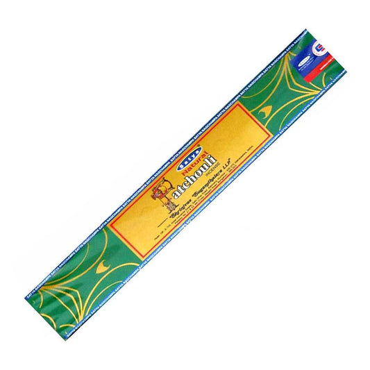 Incense Satya Natural Patchouli Incense sticks 15 gr ST163 1 $ Shop All The Witches Sage LLC Stew's Incense