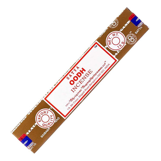 Incense Satya Oodh Incense Sticks 15 gr ST311 (SOD15) 1 $ Shop All The Witches Sage LLC Stew's Incense