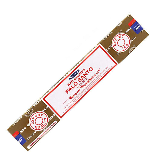 Incense Satya Palo Santo Nag Champa Incense Sticks 15 gr ST213 (LG) 1 $ Shop All The Witches Sage LLC Stew's Incense