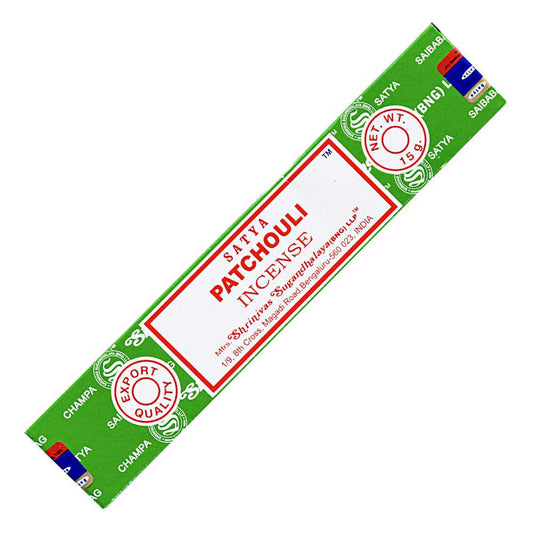 Incense Satya Patchouli Incense sticks 15 gr SUPA15 1 $ Shop All The Witches Sage LLC Stew's Incense