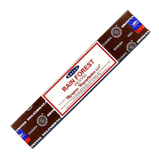 Incense Satya Rain Forest Incense Sticks 15 gm 01145 1 $ Shop All The Witches Sage LLC Stew's Incense