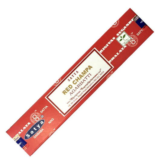 Incense Satya Red Champa Incense Sticks 15g 40153 1 $ Shop All The Witches Sage LLC Stew's Incense