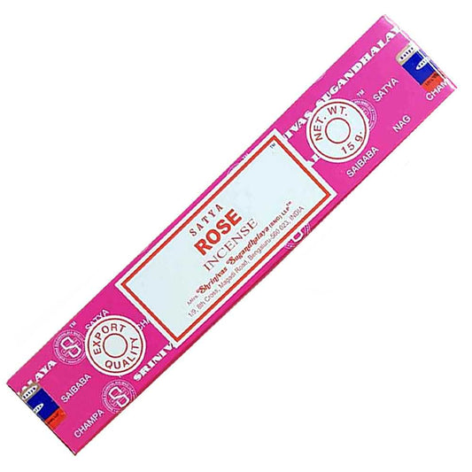 Incense Satya Rose Incense sticks 15 gr ST317 1 $ Shop All The Witches Sage LLC Stew's Incense