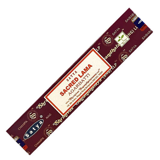 Incense Satya Sacred Lama Incense Sticks 15g 40287 1 $ Shop All The Witches Sage LLC Stew's Incense