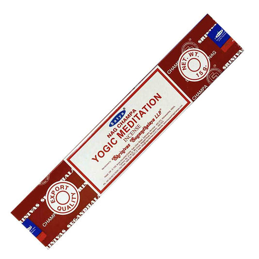 Incense Satya Yogic Meditation Incense Sticks 15g CS-YOGIC 1 $ Shop All The Witches Sage LLC Stew's Incense