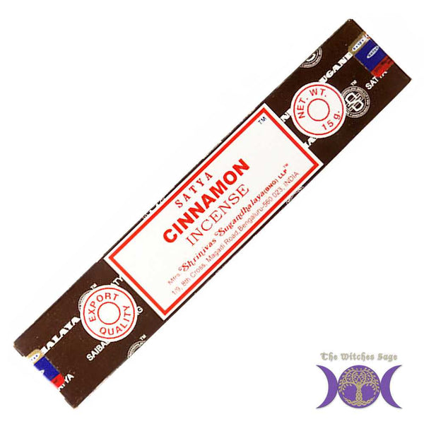 Incense Satya Cinnamon Incense sticks 15 gr ST321 1 $ The Witches Sage LLC Stew's Incense