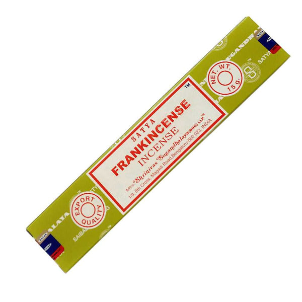 Incense Satya Frankincense Incense sticks 15 gr ST303 1 $ Shop All The Witches Sage LLC Stew's Incense