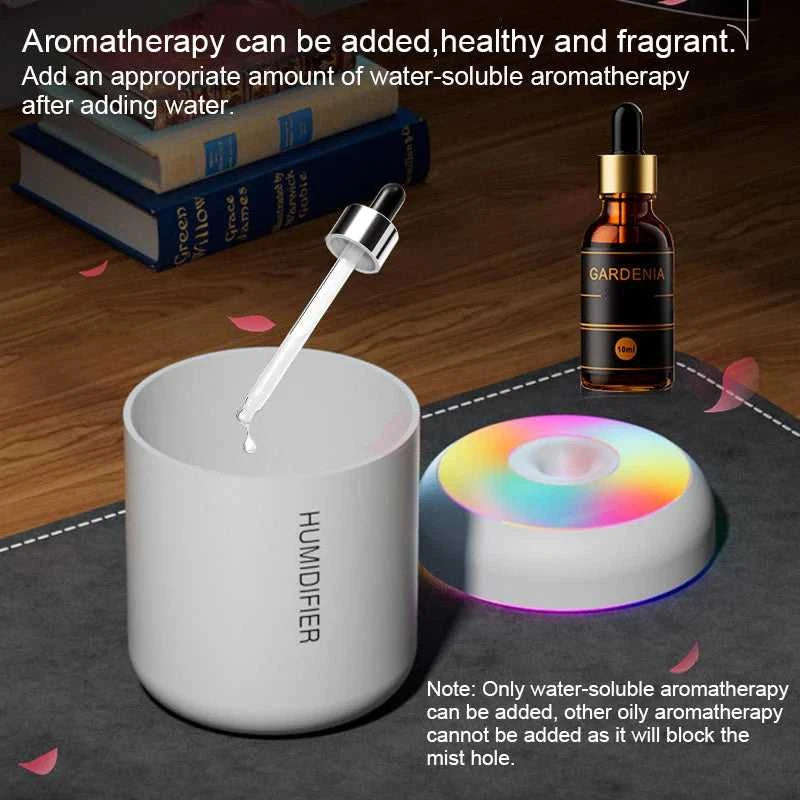  180ML Mini Air Humidifier USB Aroma Diffuser Essential Oil Purifier Mist Maker Colorful Lights humidificador For Home Car Office 12000045448880471 5 $ Shop1102782068JC Store Stew's Incense