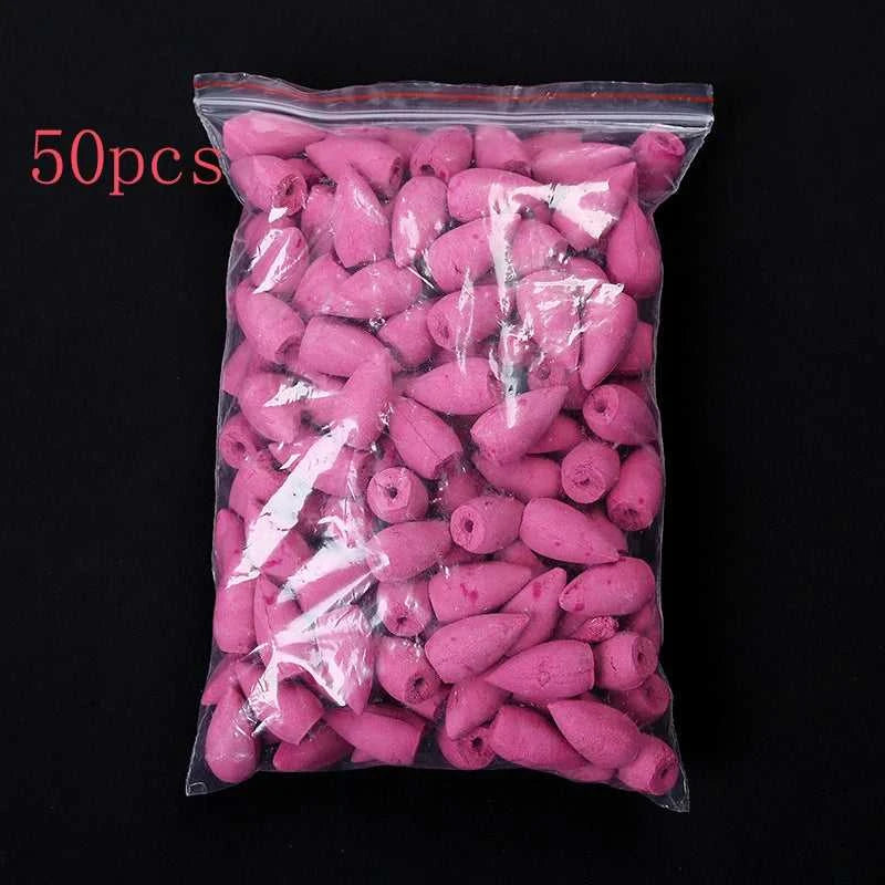  Mixed Waterfall Smoke Backflow Natural Incense Cone Incense Sandal Lavender Multi-scented Suitable for Places Tea Room Yoga Room 12000039908794270 7 $ Shop All Shop1103727550 Store Stew's Incense