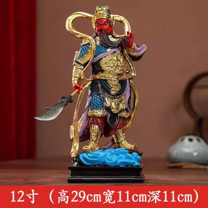 Buddhist Deity Figurine for Home Decor, God of Wealth, Guan Yu Statue, Domineering Buddha Ornament, Worship Buddha