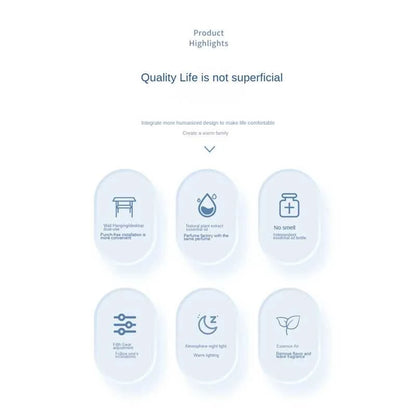  Wall Mounted Essential Oil Diffuser Rechargeable Timed Spray Aromatherapy Humidifier Digital Display Air Freshener 12000036720907586 11 $ Aijiamei Life Store Store Stew's Incense