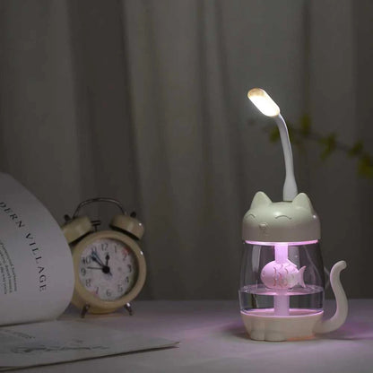  Toolikee 350ml 3in1 USB Himidifier Cat Mini Portable Ultrasonic Lovely Kitty Humidifier with Fan and Night Light Aroma Diffuser 12000037264239739 20 $ Turmera Official Store Stew's Incense