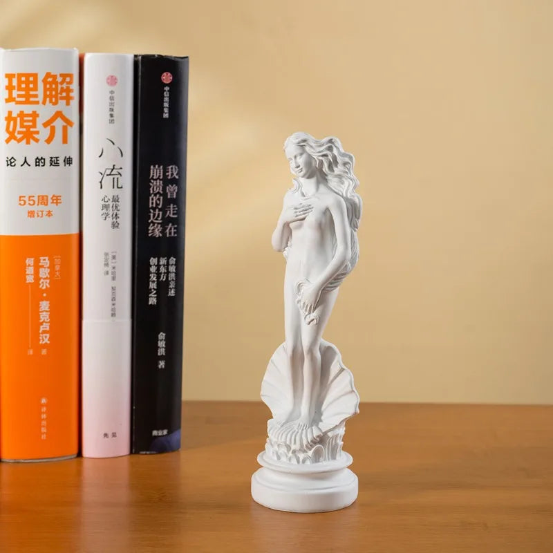 1 PC Venus Aphrodite Hellenic Divine Sculpture Resin Deity Figurine Home Decor Art Piece Creative Greek God Miniature Decoration