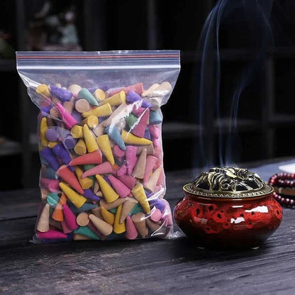  1Pack Backflow Incense Cones Pack of 60 Mixed Flavor Natural Incense Floral Lavender Sandalwood Aloes Aromatherapy 12000048875876168 6 $ Luyanmaoyi Store Stew's Incense