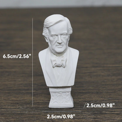 Greek Mythology God Goddess Hero David Venus Mozart Bust Figurine Sculpture Statue Plaster Sketch Practice Model Room Decoration