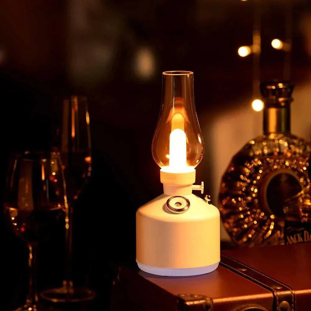  New Candlelight Retro Lamp Air Humidifier Wireless Aroma Diffuser Rechargeable Essential Oil 7 Color Lights Cool Mist for Home 12000030062543760 1 $ LinaLove Store Stew's Incense