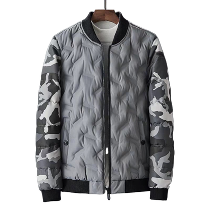 Men Jackets Mens Camouflage Bomber Jacket OPMJ0924B1-BLK-XS 69 $ Coats Onetify Stew's Incense