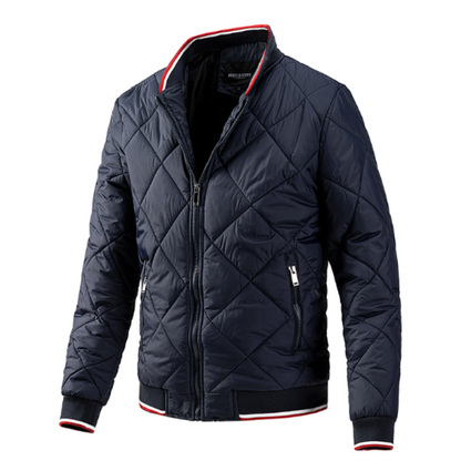 Men Jackets Mens Quilted Bomber Jacket OPMT230210C3D4-GRN-S 79 $ Coats Onetify Stew's Incense