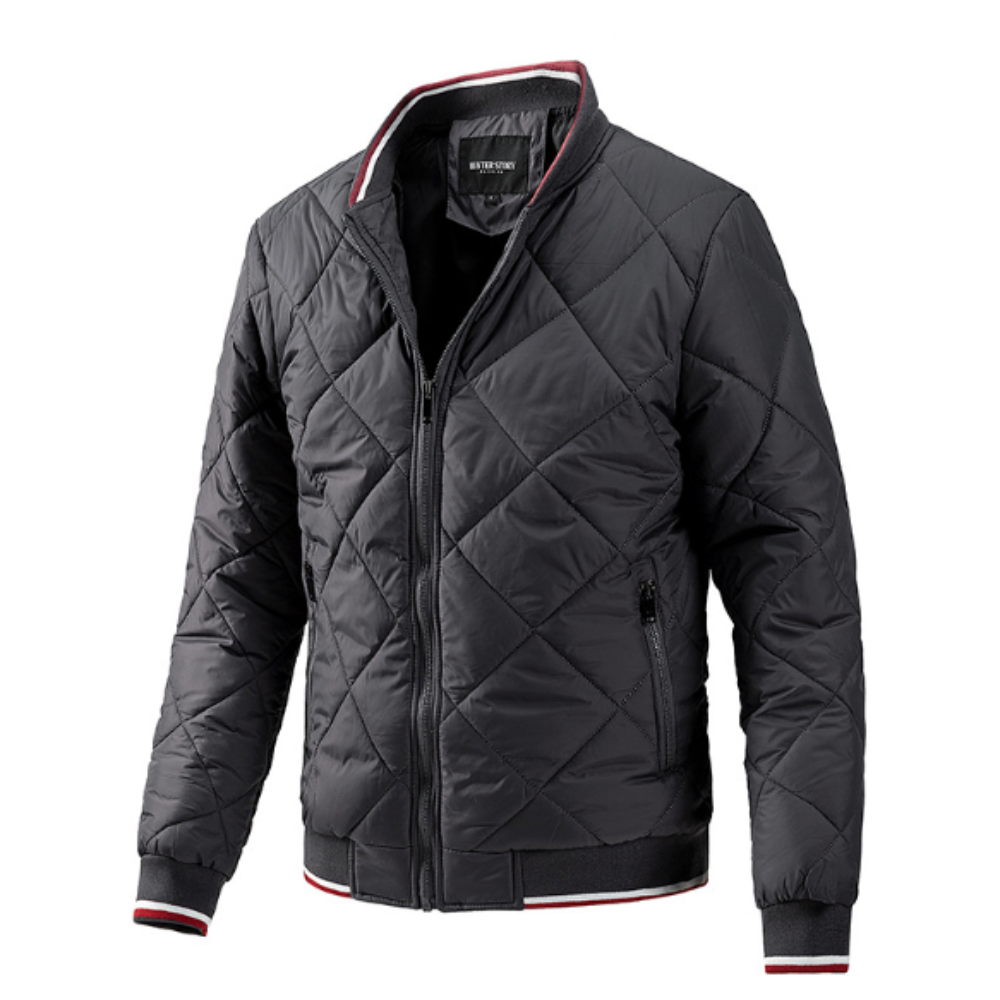 Men Jackets Mens Quilted Bomber Jacket OPMT230210C3D4-GRN-S 79 $ Coats Onetify Stew's Incense