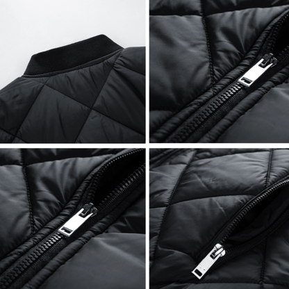 Men Jackets Mens Quilted Bomber Jacket OPMT230210C3D4-GRN-S 79 $ Coats Onetify Stew's Incense
