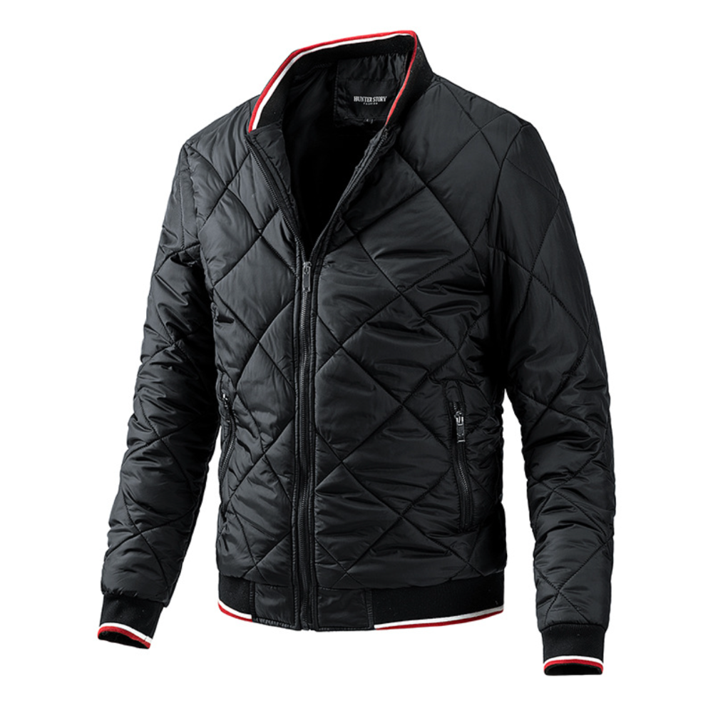 Men Jackets Mens Quilted Bomber Jacket OPMT230210C3D4-GRN-S 79 $ Coats Onetify Stew's Incense