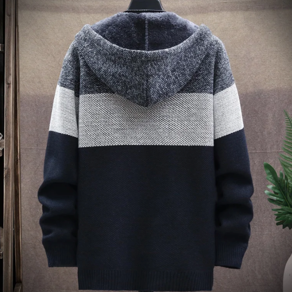 Men Jackets Mens Hooded Zipper Jacket Sweater Jacket ONFYMHJ051124A1-BLU-S 64 $ Coats Onetify Stew's Incense