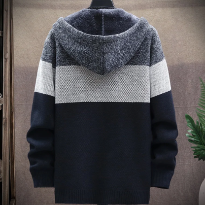Men Jackets Mens Hooded Zipper Jacket Sweater Jacket ONFYMHJ051124A1-BLU-S 64 $ Coats Onetify Stew's Incense