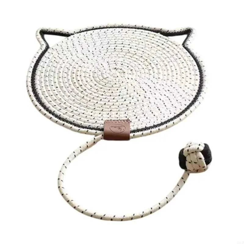 Cat scratching post A9LA Cotton Rope Cats Scratching Post Mat Fun Toy for Cats to Grind Claw & Relieve Stress Feature Wear-Resistant Design 12000047717962036 20 $ Shop All Fashioned Furbabies Stew's Incense