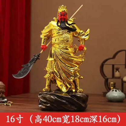 Buddhist Deity Figurine for Home Decor, God of Wealth, Guan Yu Statue, Domineering Buddha Ornament, Worship Buddha