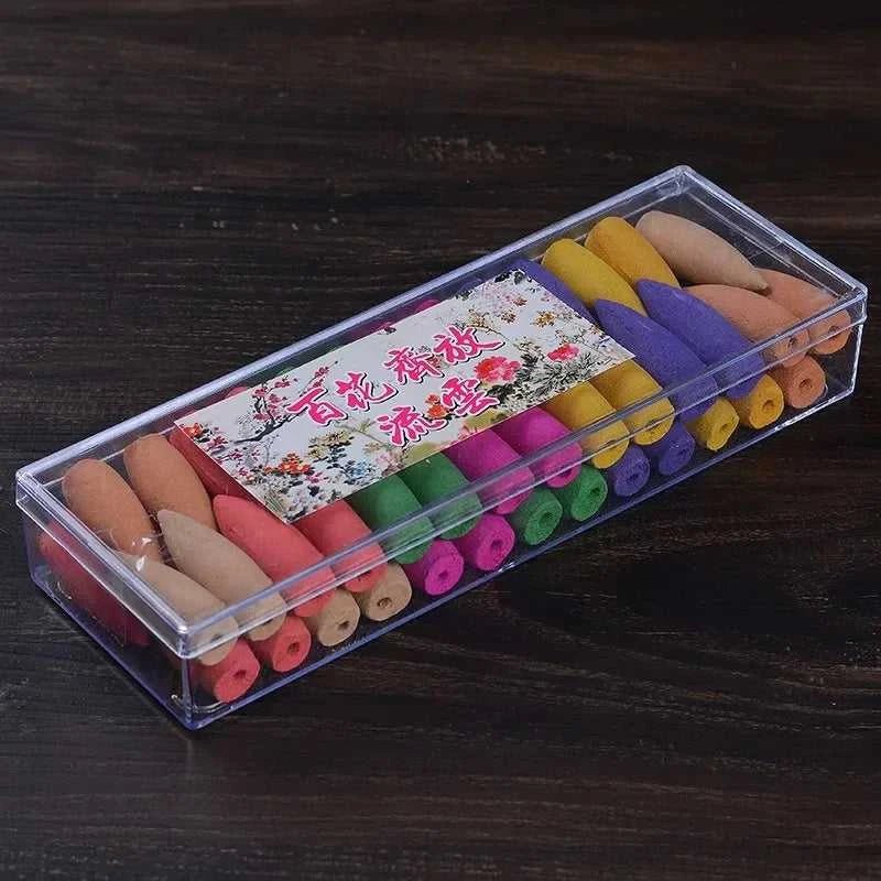  50 Capsules/box of Backflow Incense Cone Aloes Sandalwood DIY Home Office Backflow Smoke Appreciation Meditation Sedation 12000045679531636 17 $ NINA Commodity Store Stew's Incense