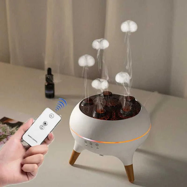  Dynamic Jellyfish Air Humidifier 250ml Essential Oil Diffuser Remote Control Bedroom Humidifier With 7 Colorful Night Lights 12000042779573265 129 $ Sky Home Appliance Store Stew's Incense