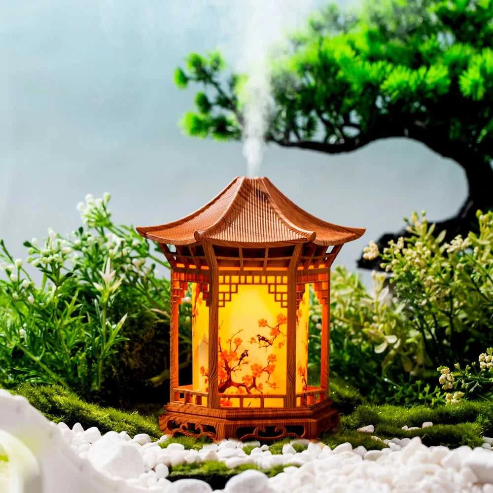  New small pavilion humidifier night light home Chinese style, home office humidifier USB portable water supplement car 12000052676696205 19 $ Shop1105222376 Store Stew's Incense