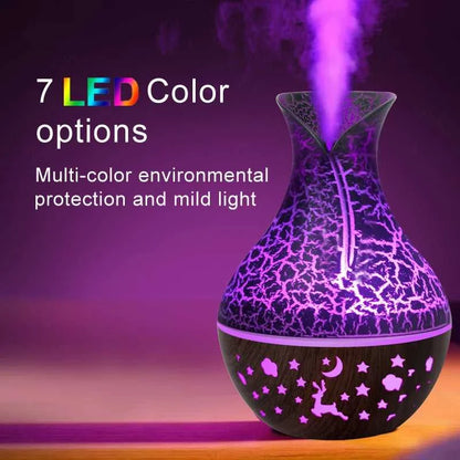  Mini USB Humidifier Wood Grain Aroma Diffuser 7 LED Color Humidifier 150ml Capacity Ultrasonic Air Humidifier Cool Mist for Home 12000044031710814 13 $ Shop1102664246 Store Stew's Incense