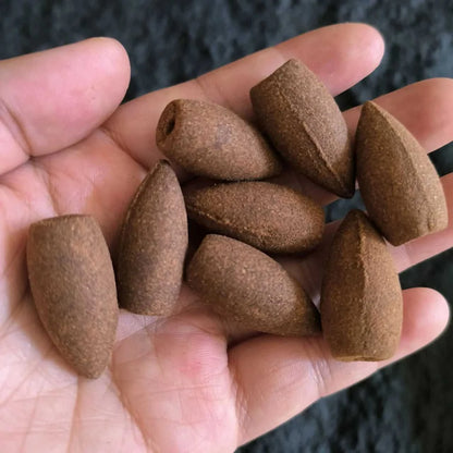  50pcs/bag Natural White Sage Indian Backflow Incense Cones 20 Minutes Sandalwood Cone Incense Lavender Jasmine Scents for Home 12000041448090542 24 $ Yue Xiang Yi Store Stew's Incense
