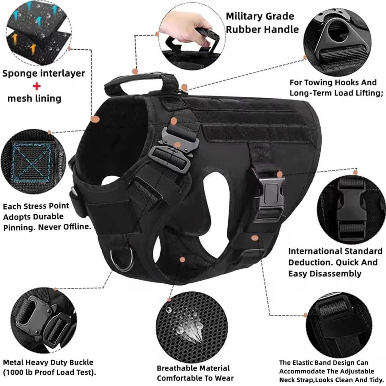 Tactical Ultimate Explorer Tactical Dog Harness & Leash Set 12000049463110232 99 $ Pet Lovers Shop All Products Fashioned Furbabies Stew's Incense